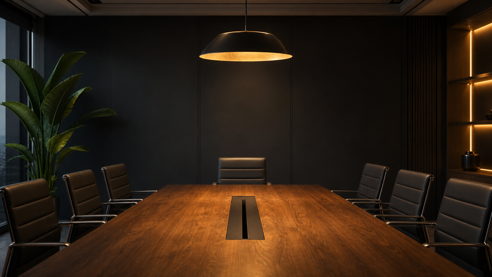 Sala de reunião moderna da Organiza Promotora